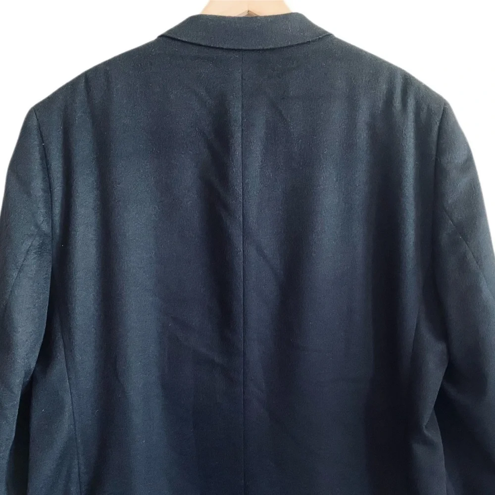 BLACK BROWN 1826 LORD & TAYLOR 100% Cashmere Black Men’s Blazer Suit Jacket 48L